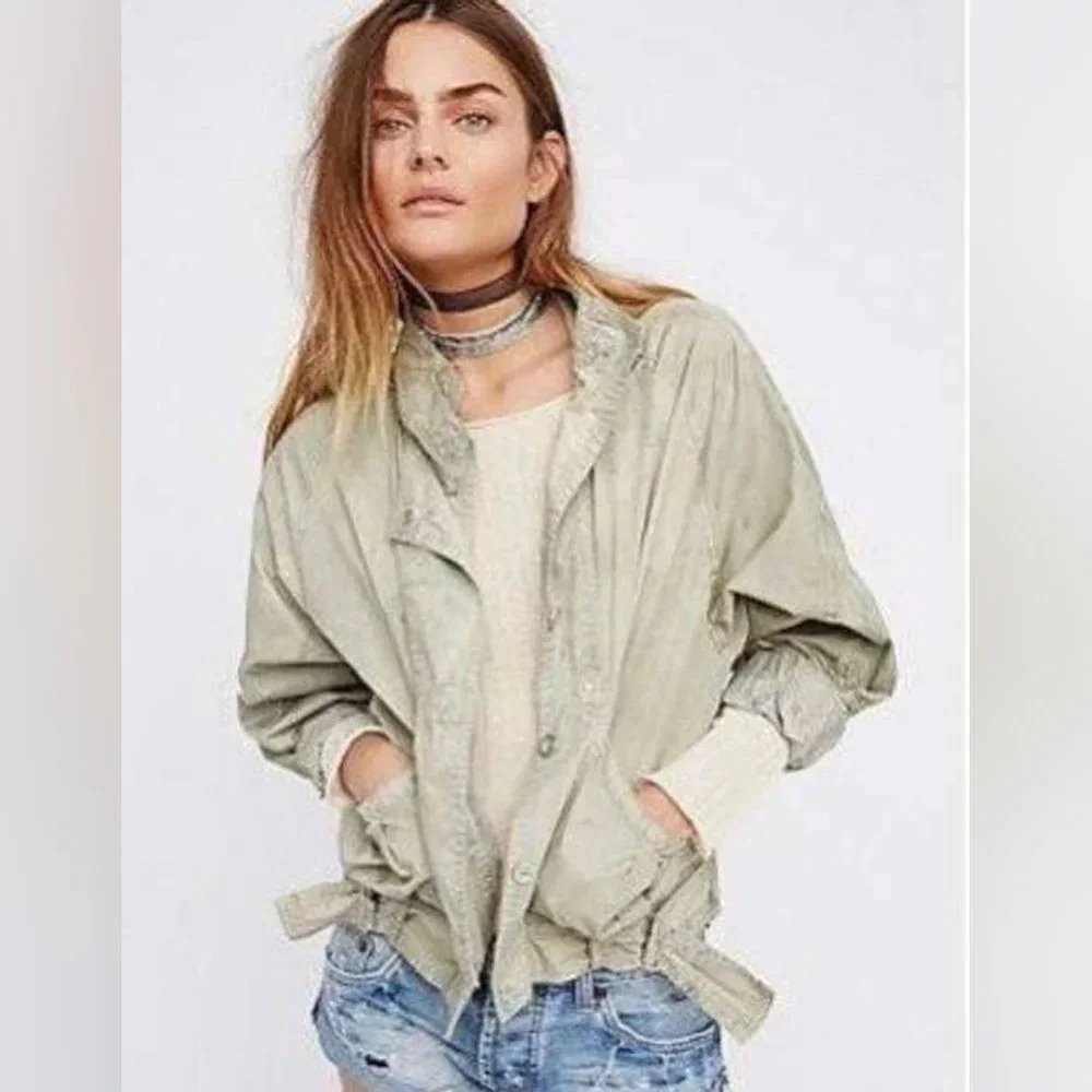 Free People Parachute Jacket - Size XS Oversized